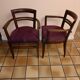 Paire de fauteuils bridge vintage 1940