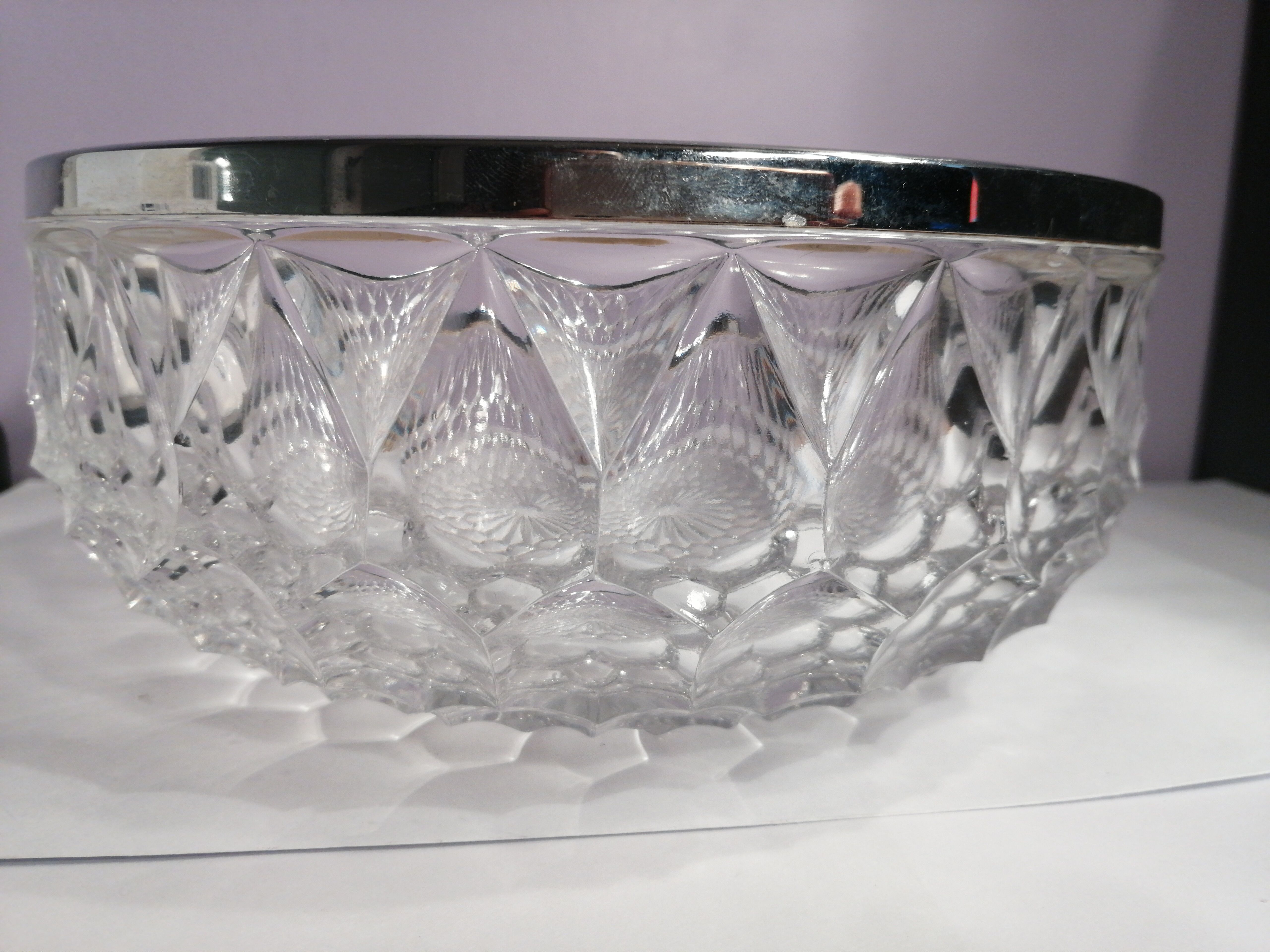 Crystal Salad Bowl
