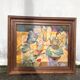 Tableau école cubiste vintage nature morte collection