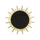 Petit miroir solaire doré Sunburst en plastique 30 cm