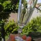 6 crystal champagne flutes from ARQUES. Rambouillet model.
