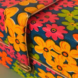 Suitcase sewing sewing box learning vintage flower