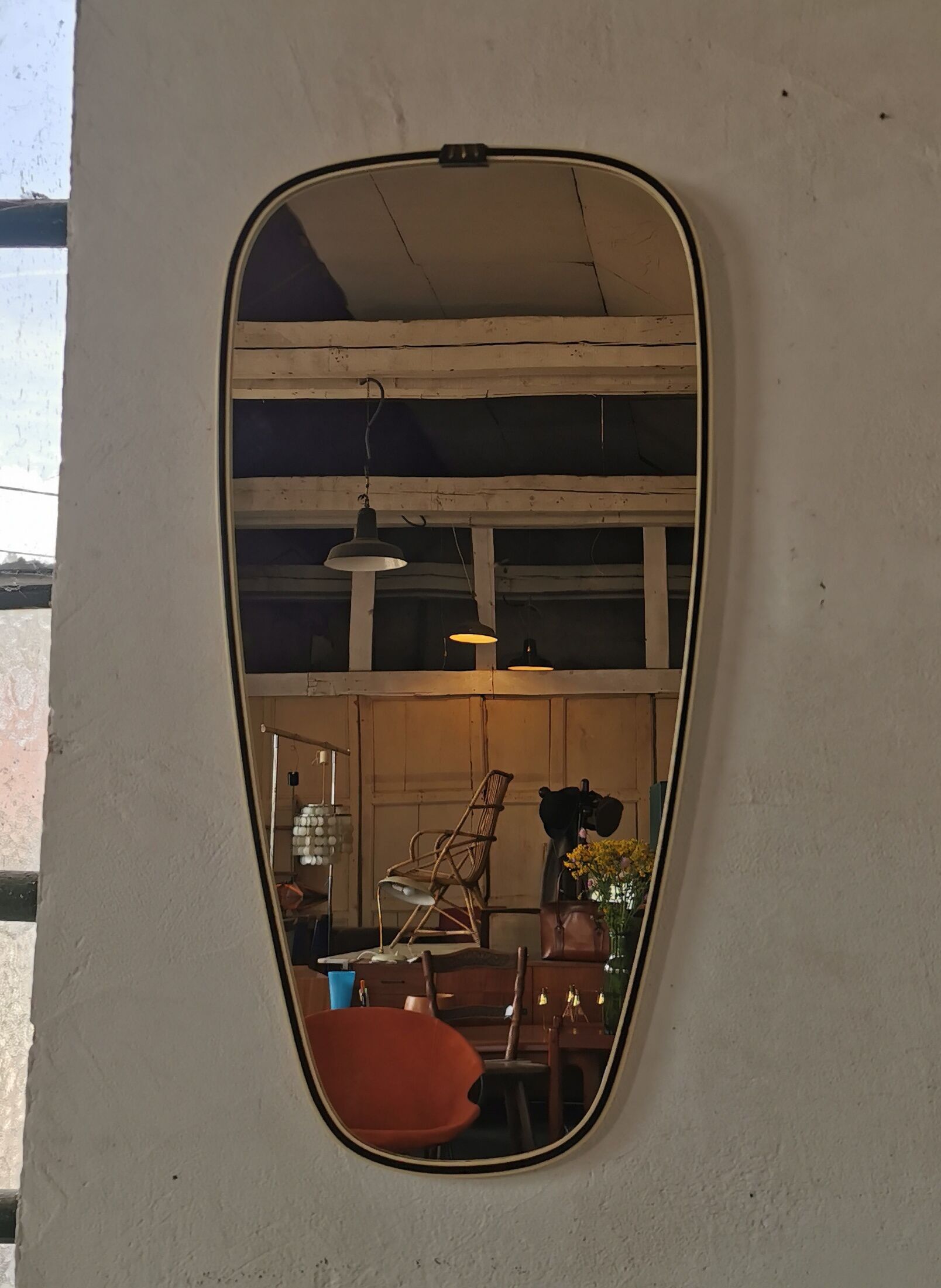 Rearview mirror Schon form spiegle 60s