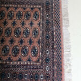 Turkish wool rug with Tekke pattern 211x126cm