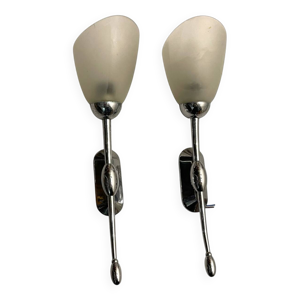 lot de 2 appliques en - verre