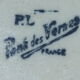 Vase en gres estampillé p.l pont des vernes france