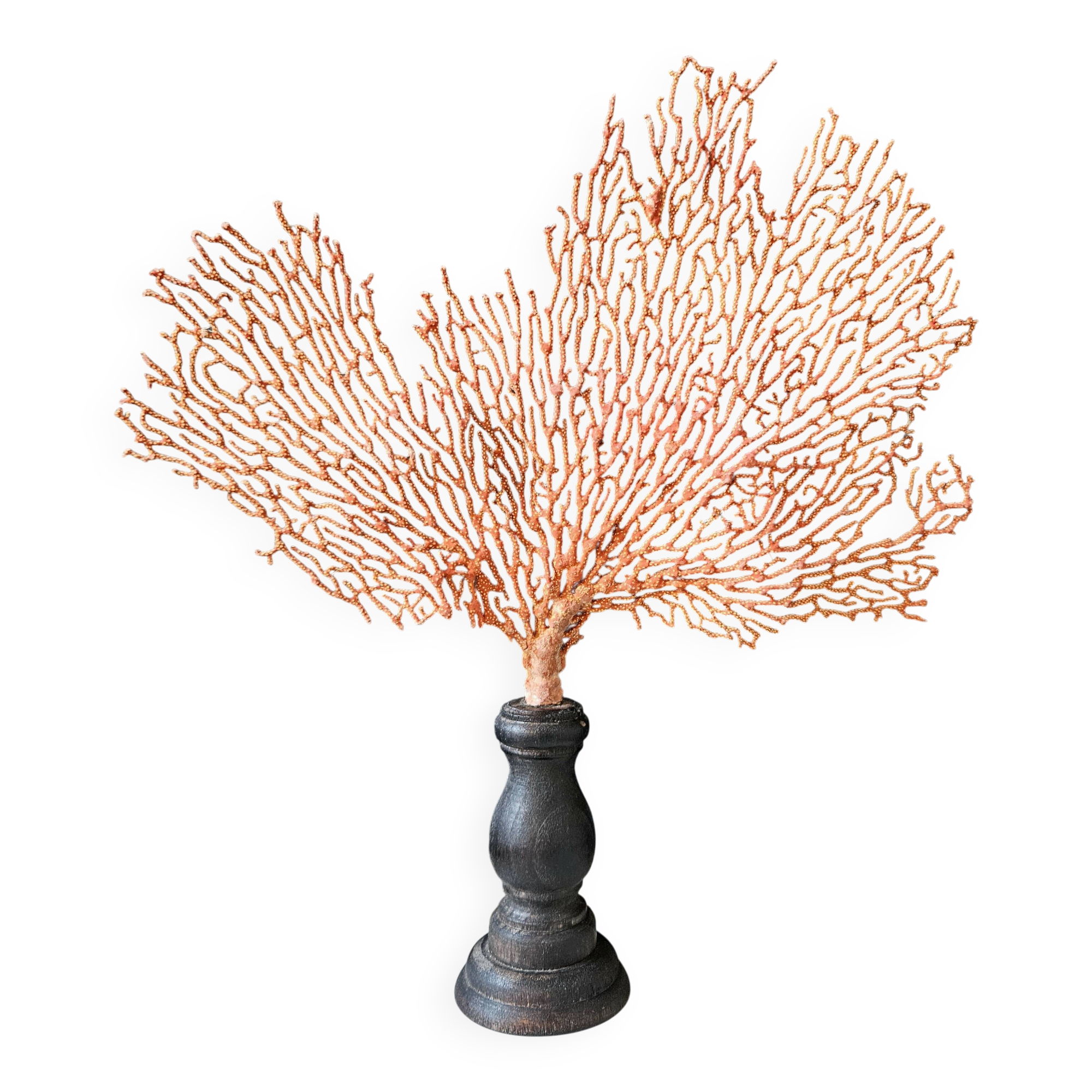 Red Gorgon Base in brown. H: 29 cm | Decorative Object & Curiosity