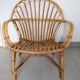 2 fauteuils rotin adulte 1960