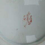 Badonviller earthenware plate holly decoration diam21 cm