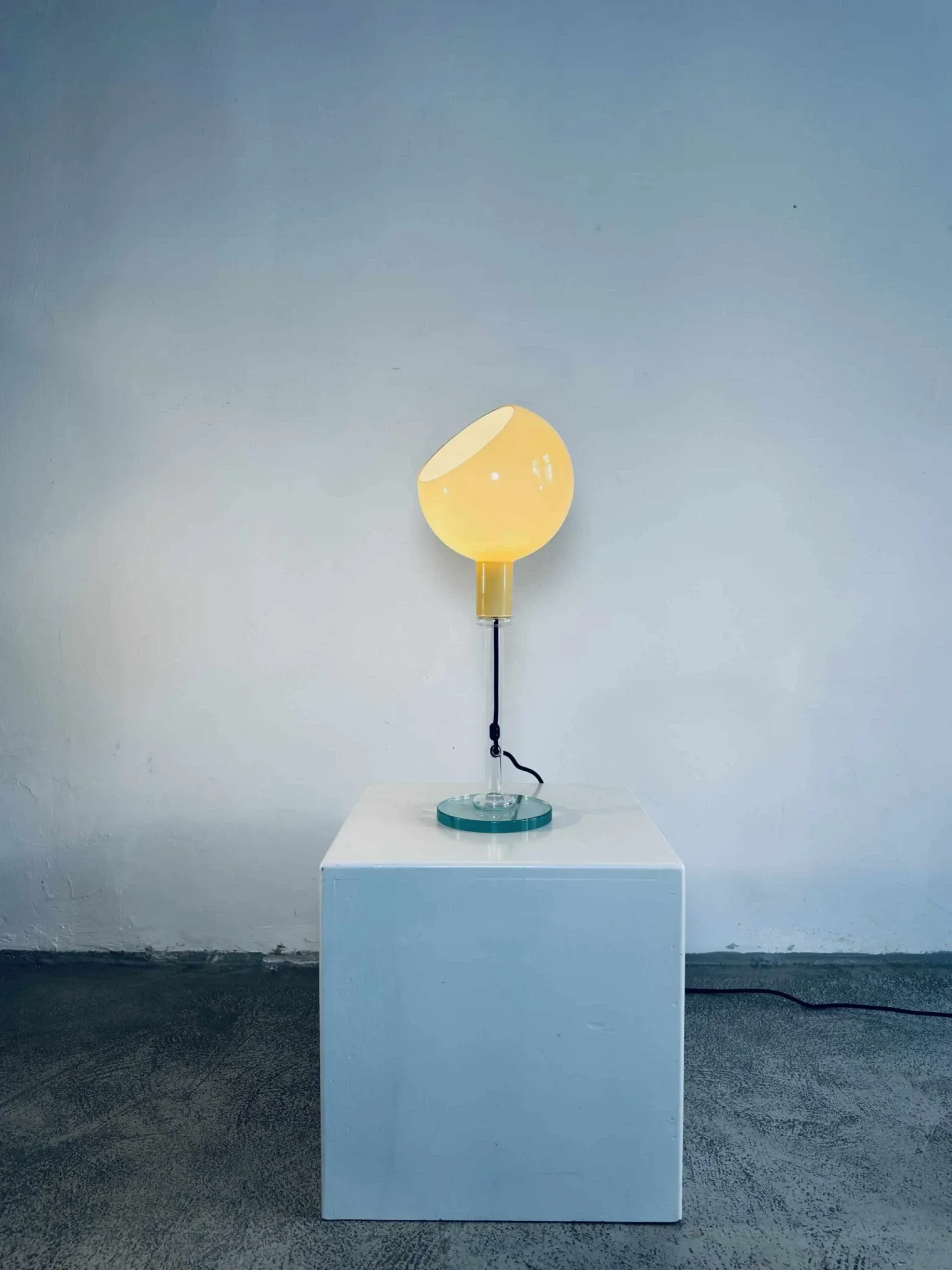Parola Table Lamp By Gae Aulenti & Piero Castiglioni For Fontana Arte, Italy, 1980S