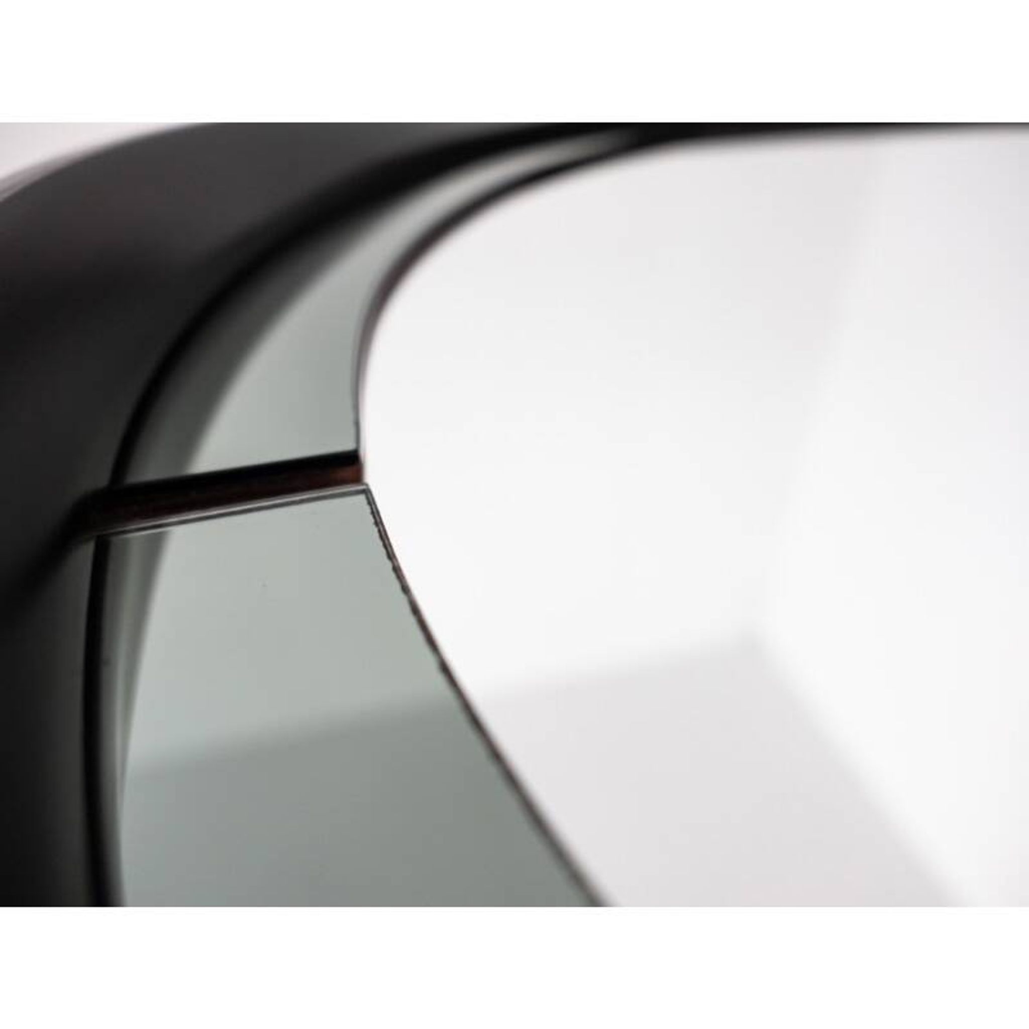 Round smoked glass wall mirror, Italy 1970s