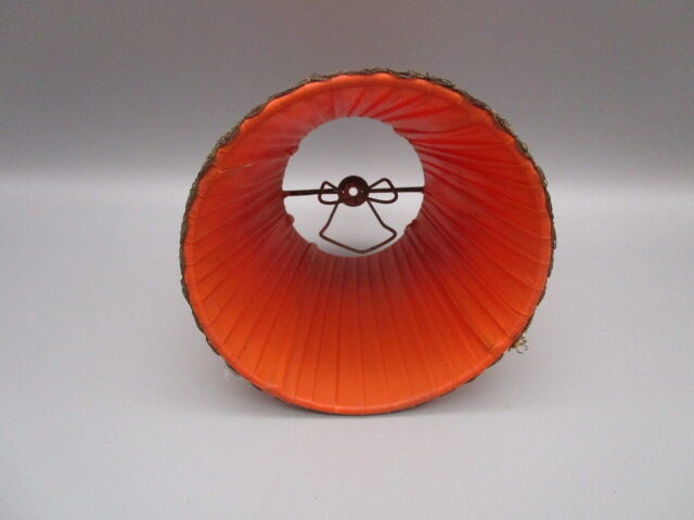 Small vintage orange lampshade