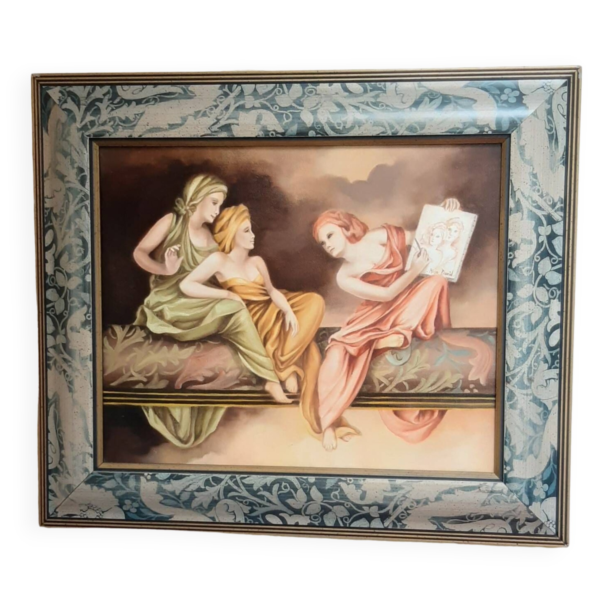 Portrait painting of women