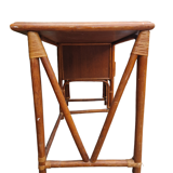 Rattan desk 70s