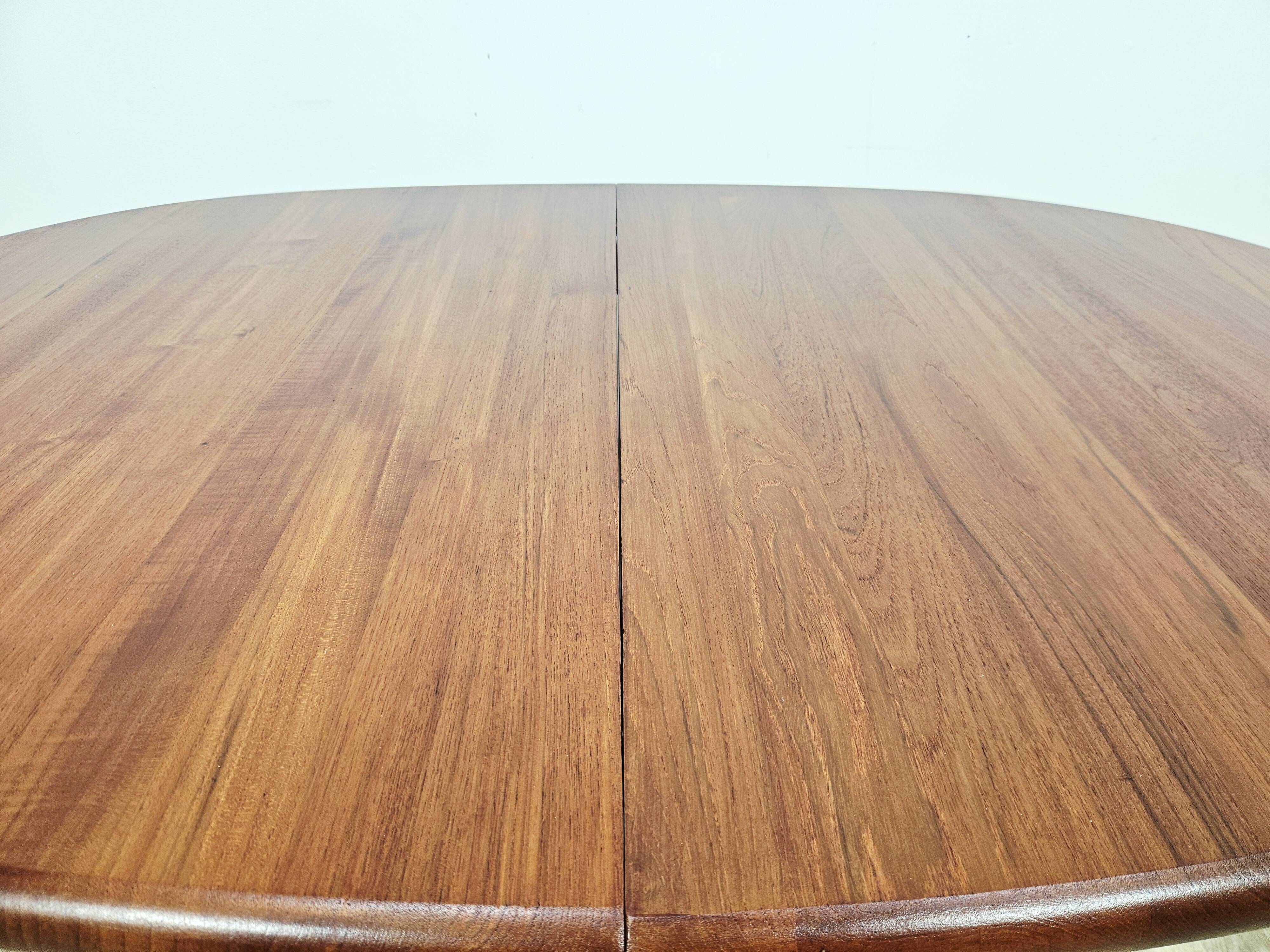 Extendable table/Teak /S.Burchardt-Nielsen (Møbel Fabrik)/Denmark 1980s