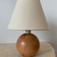 Lampe à poser en bois