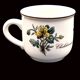 Set of 6 coffee cups and saucers Villeroy & Boch, vintage, Botanica