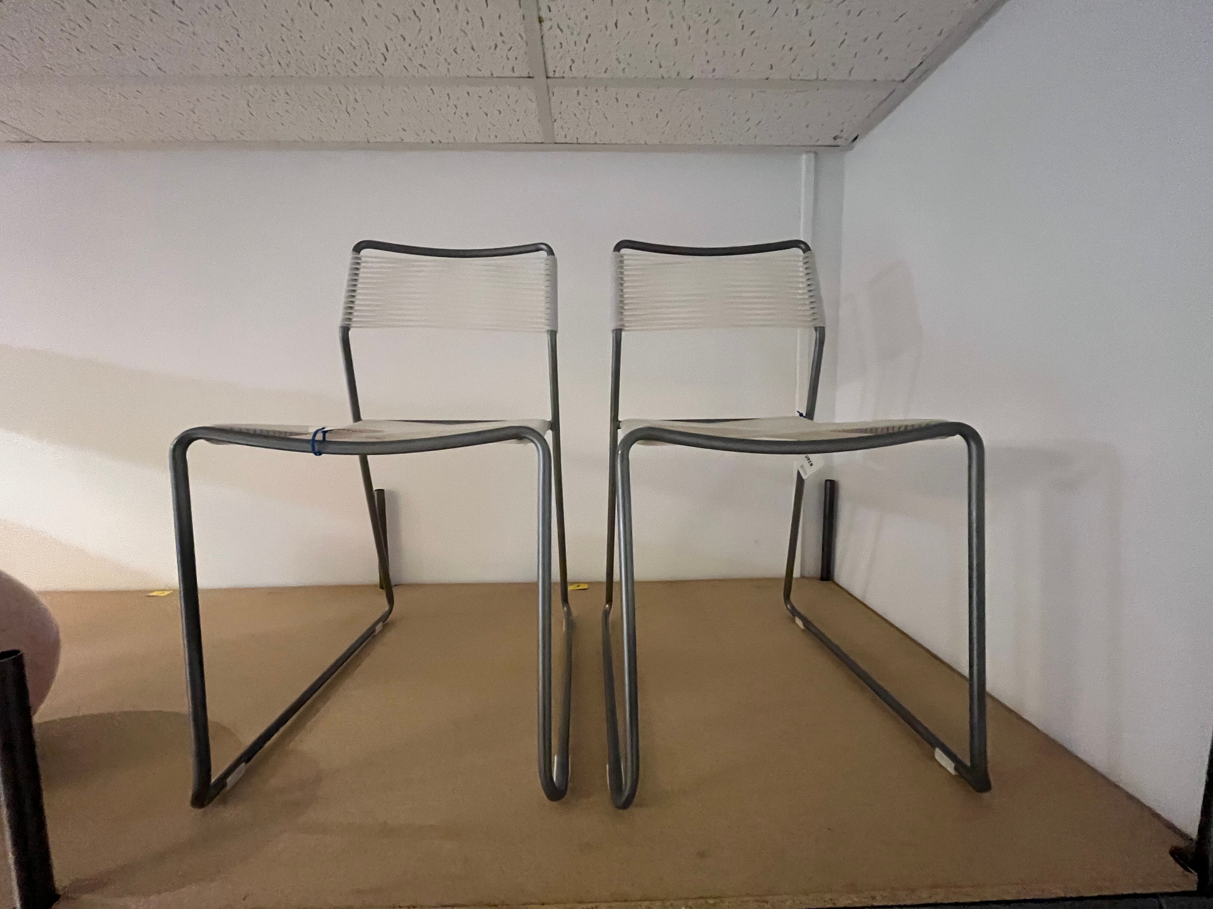 Set of 2 vintage Spaghetti chairs Lisa Norider for Ikea