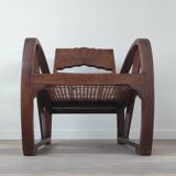Fauteuil en teck de Birmanie