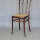 5 "half" bistro chairs, mismatched, 1910 to 1930 - Caned (4 Thonet)