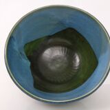 Large Danish studio ceramic bowl, 1960s