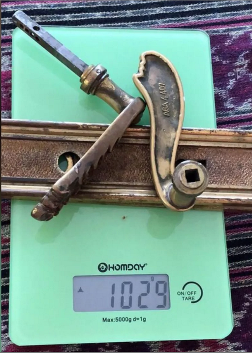 Door plates and door handles from the 70s