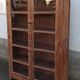 Old wooden glass cabinet
