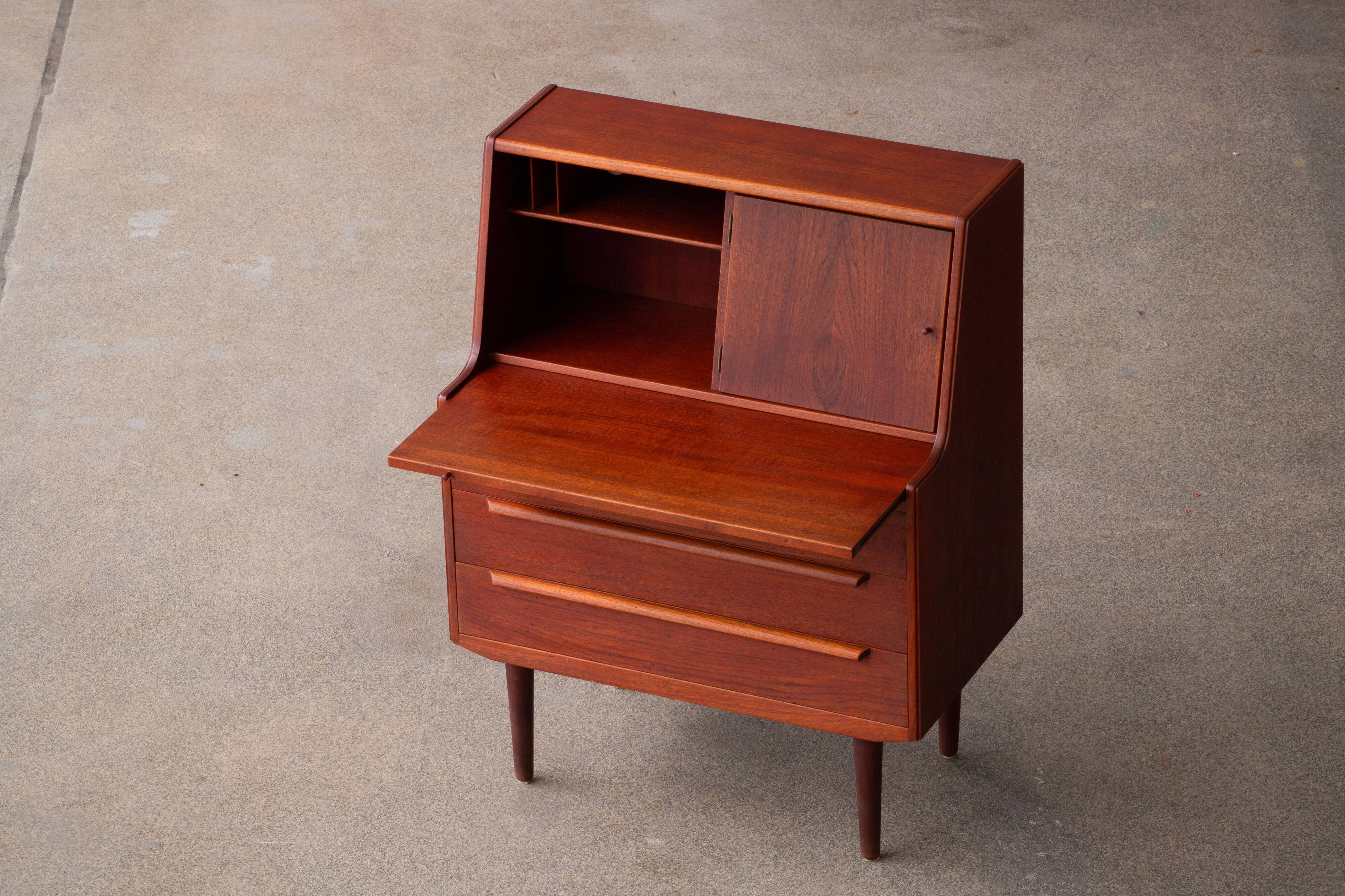 Danish secretary desk in teak 1960