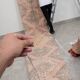 Vintage Turkish hallway rug 87x690 cm
