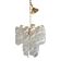 Murano Glass Virgola Chandelier in Venini Style, Multicolor