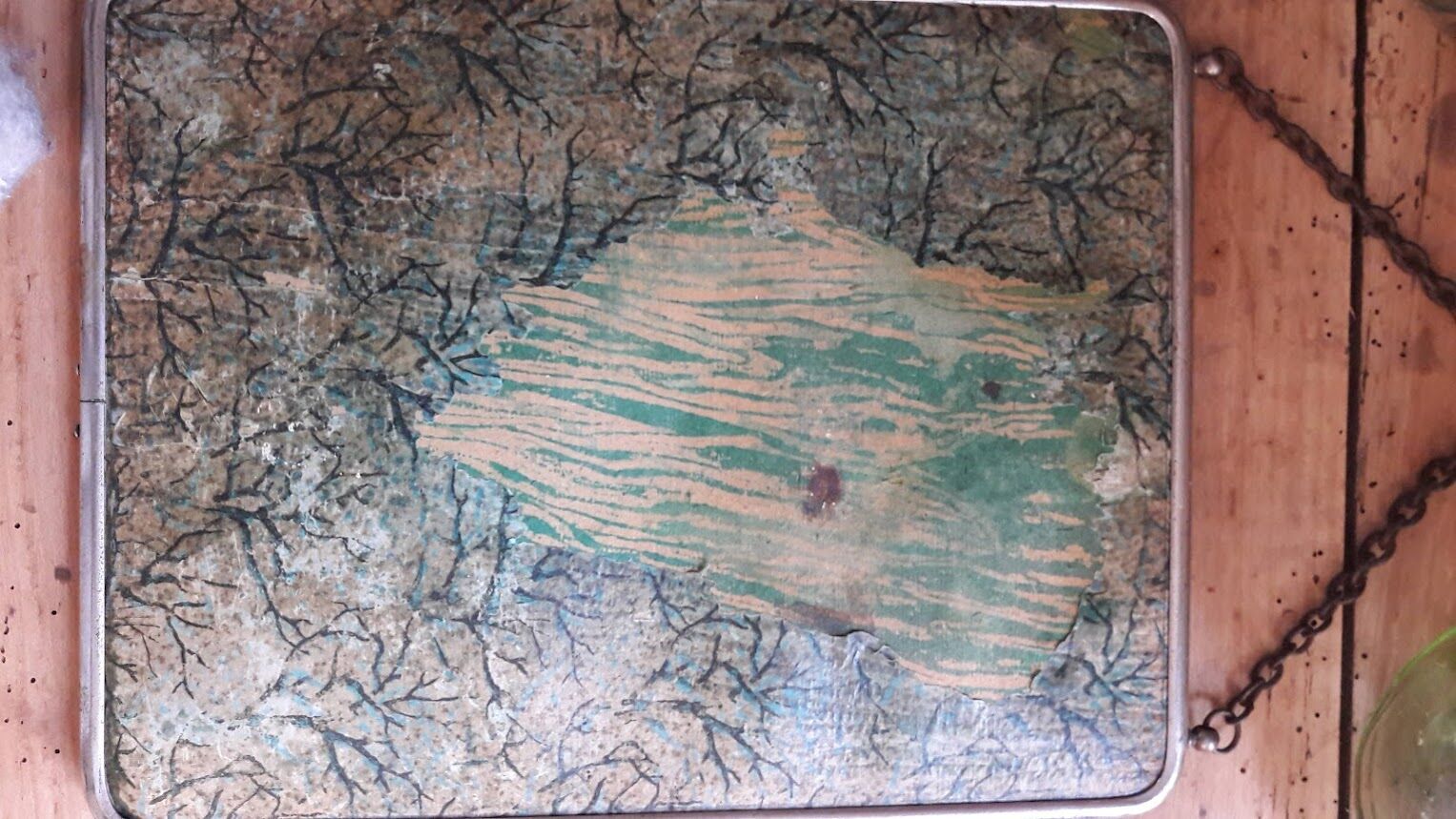 Beveled mirror 28x21cm