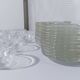 30 Duralex glass cups and 27 saucers - Cups D8cm H4cm - Saucers D12 cm