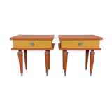 Pair of vintage bedsides