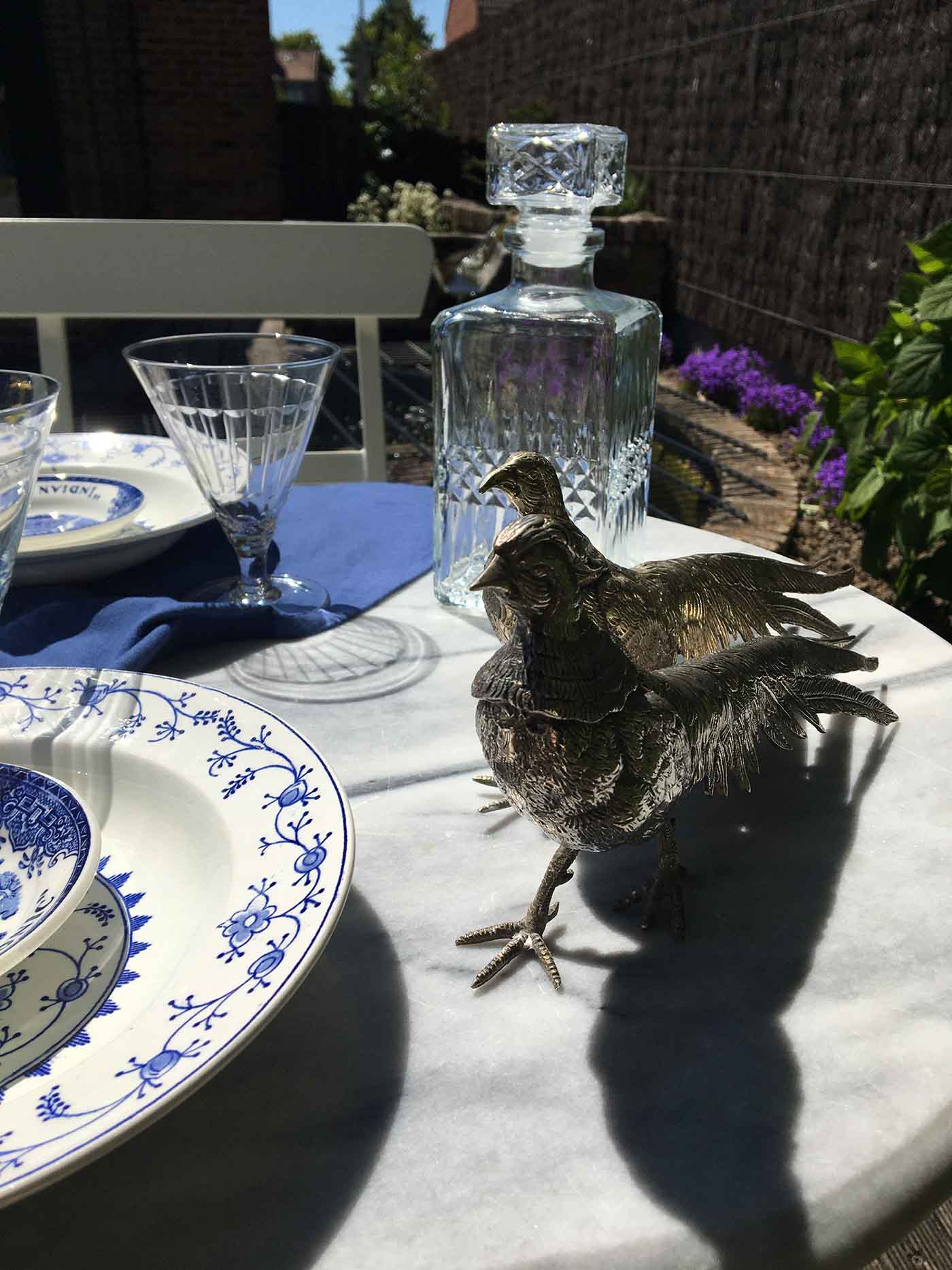 Couple of silver metal making