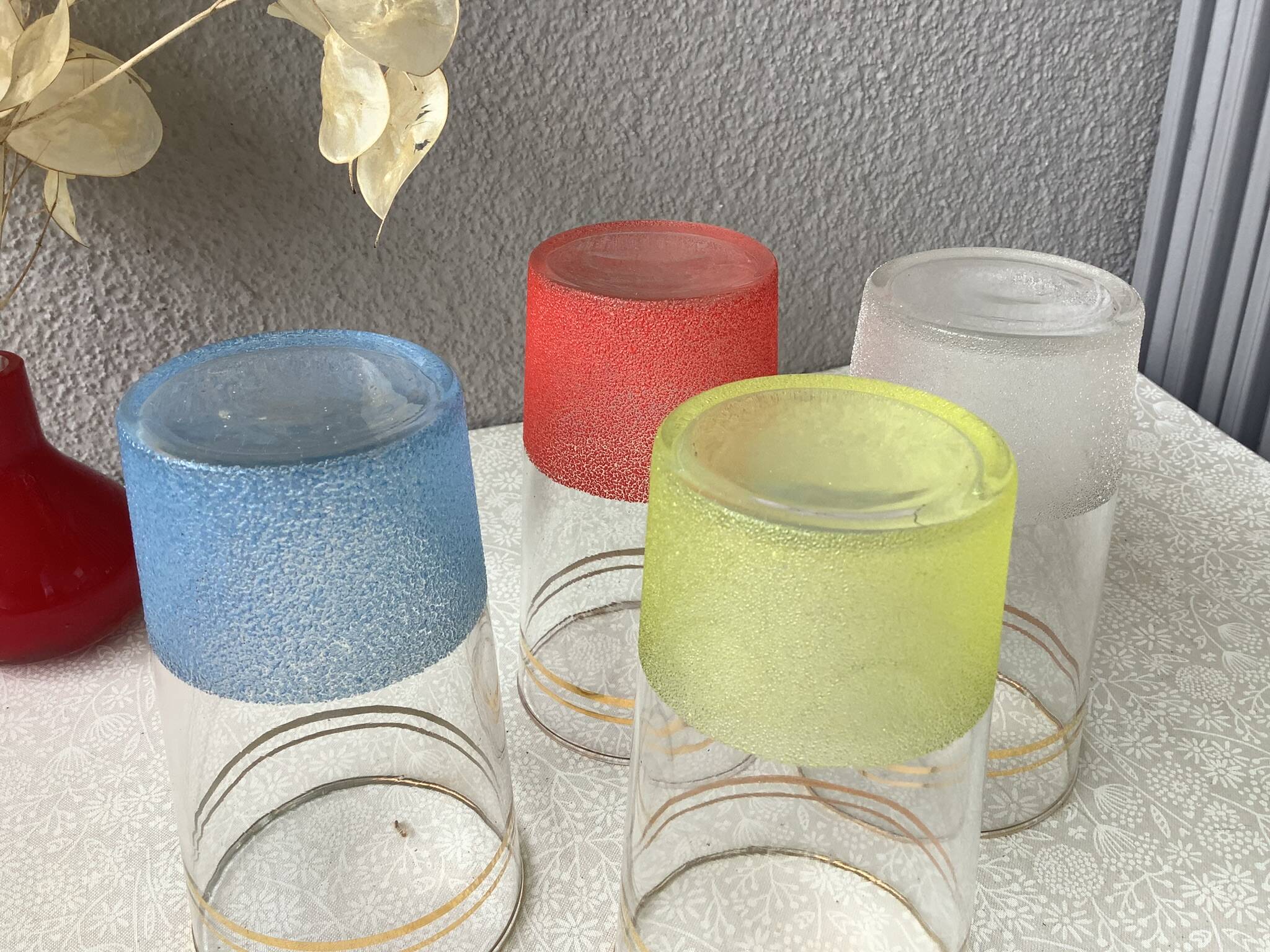 Vintage granite glasses 40'/50'