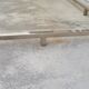 Rectangular coffee table in brass and chromed metal 1970 design