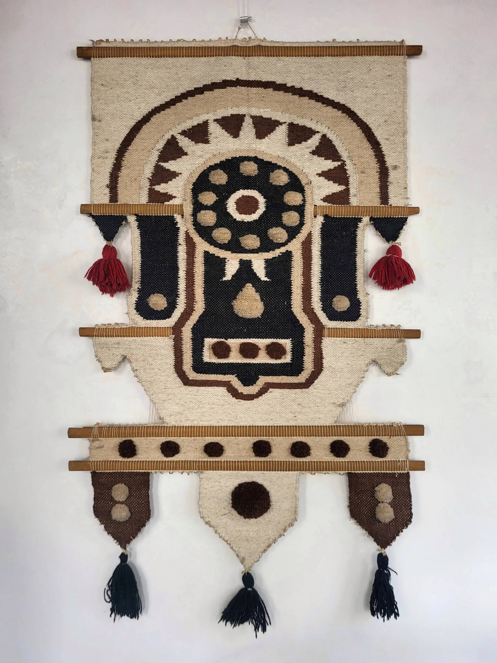 South American wall weaving