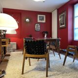 1 Table and 4 chairs/armchairs - Jens RISOM - Knoll 1949 - Scandinavian Design
