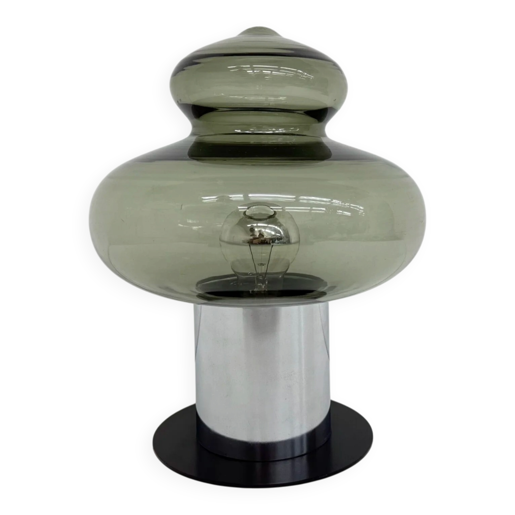 Mid-century Anvia Holland glass table lamp, 1970s