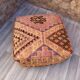 vintage Kilim Pouf, pouf marocain boujaad, housse de coussin de sol