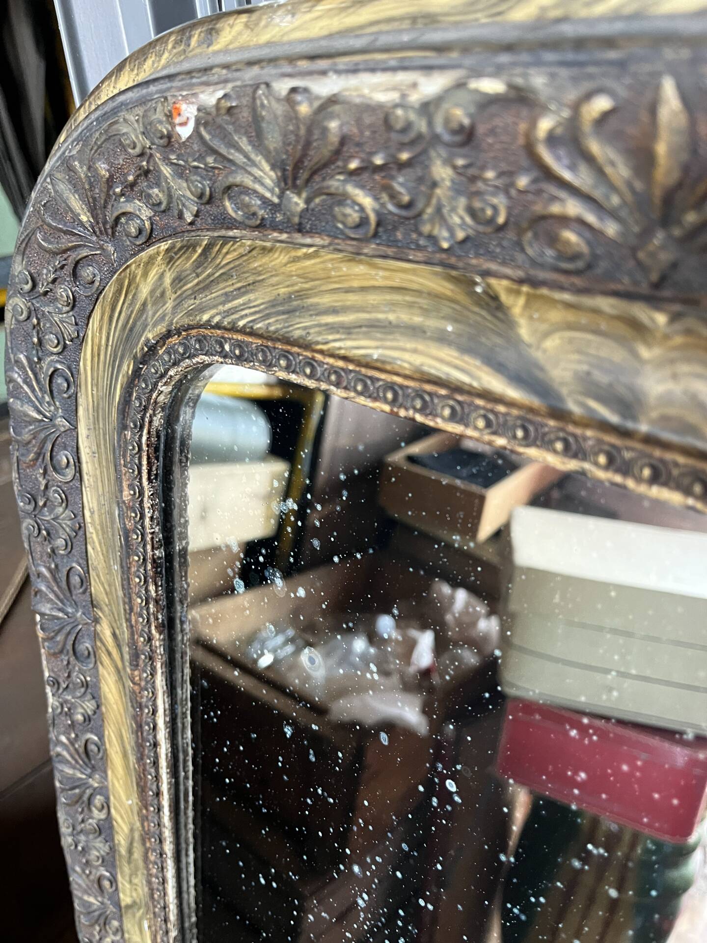 Mirror in Louis Philippe style/form