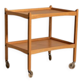 Scandinavian Oak Serving Trolley, 1960s
