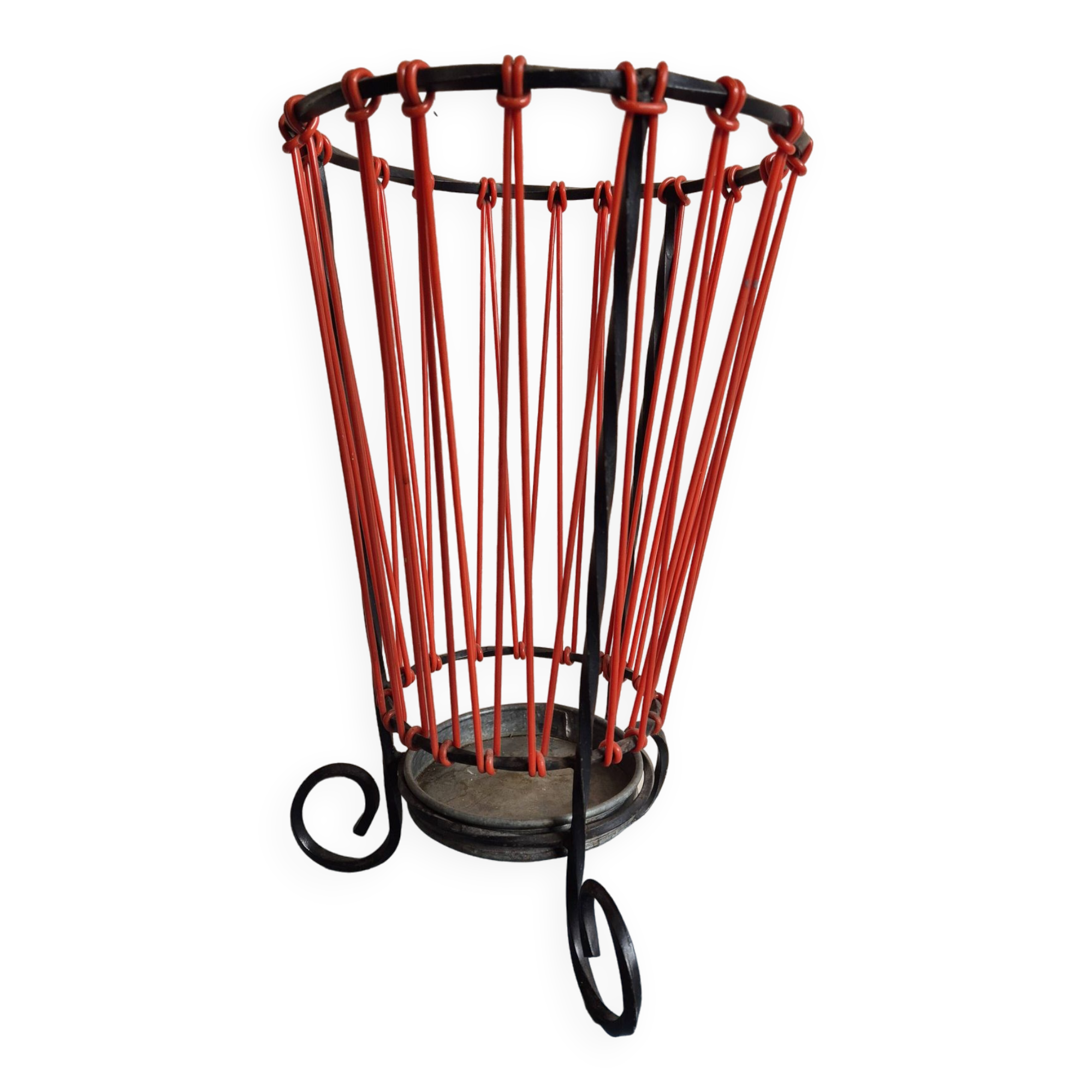 Porte parapluie en scoubidou