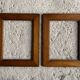Set of 2 old pichpin frames, key mounting
