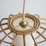 Rattan hanging lamp