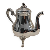 Silver-plated metal teapot by Christofle, Marly rocaille pattern, 1L