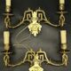 Pair of sconces with Louis XVI laurel garlands from the 19th century - Émile Muller