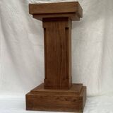 Oak wood column dimensions: height -70cm - width -38cm-