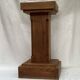 Oak wood column dimensions: height -70cm - width -38cm-
