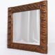 Miroir en bois sculpté style Seiz Breur, Bretagne, France, début XXe siècle